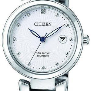 Citizen Titanium Ew2500-88a Kello Valkoinen / Titaani