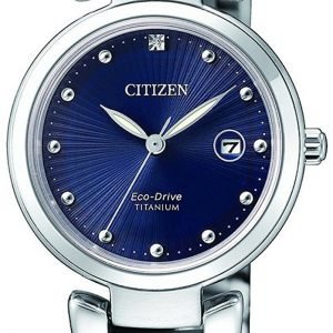 Citizen Titanium Ew2500-88l Kello Sininen / Titaani