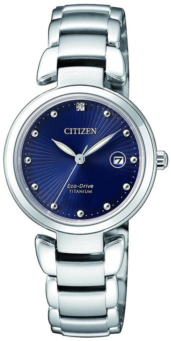 Citizen Titanium Ew2500-88l Kello Sininen / Titaani