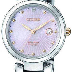 Citizen Titanium Ew2506-81y Kello Pinkki / Titaani