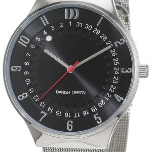 Danish Design Classic 3314494 Kello Musta / Teräs