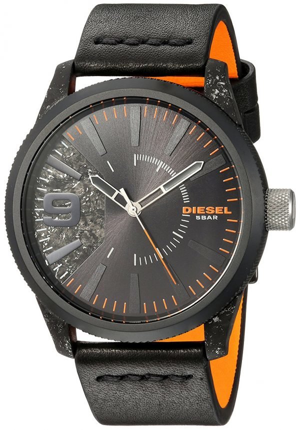 Diesel Analog Dz1845 Kello Musta / Nahka