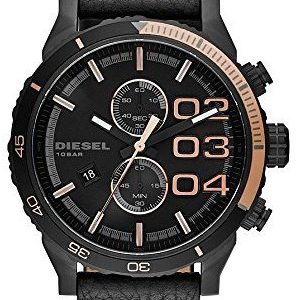 Diesel Analog Dz4327 Kello Musta / Nahka