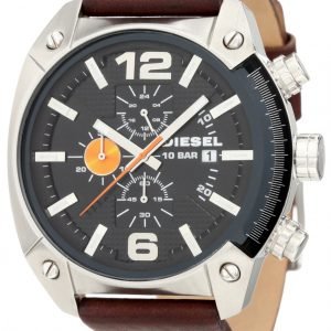 Diesel Chronograph Dz4204 Kello Musta / Nahka