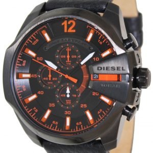 Diesel Chronograph Dz4291 Kello Musta / Nahka