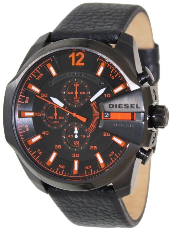 Diesel Chronograph Dz4291 Kello Musta / Nahka