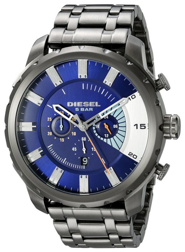 Diesel Chronograph Dz4358 Kello Sininen / Teräs