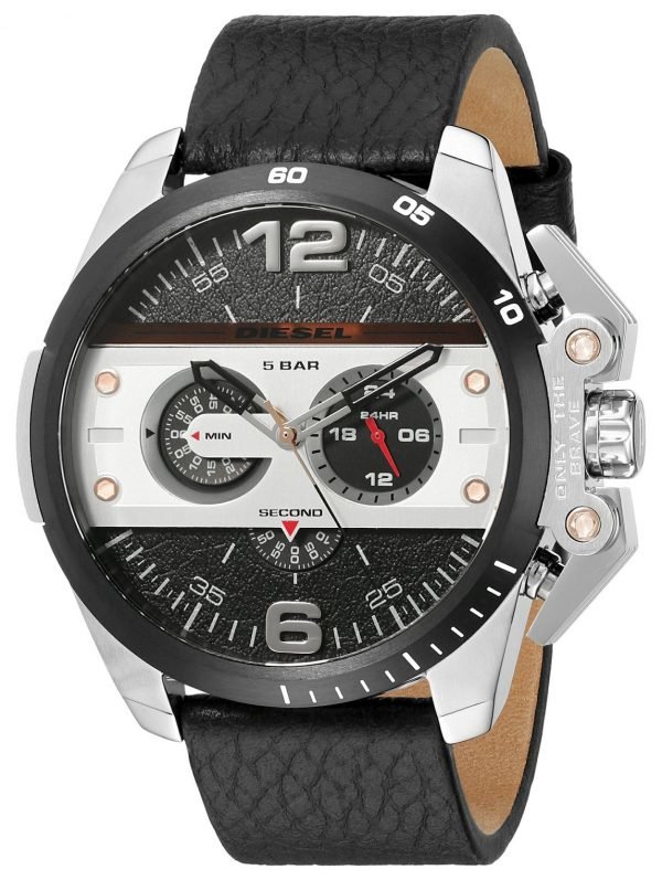 Diesel Chronograph Dz4361 Kello Musta / Nahka