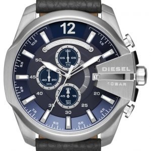 Diesel Chronograph Dz4423 Kello Sininen / Nahka