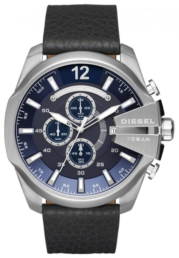 Diesel Chronograph Dz4423 Kello Sininen / Nahka