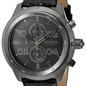 Diesel Chronograph Dz4437 Kello Musta / Nahka