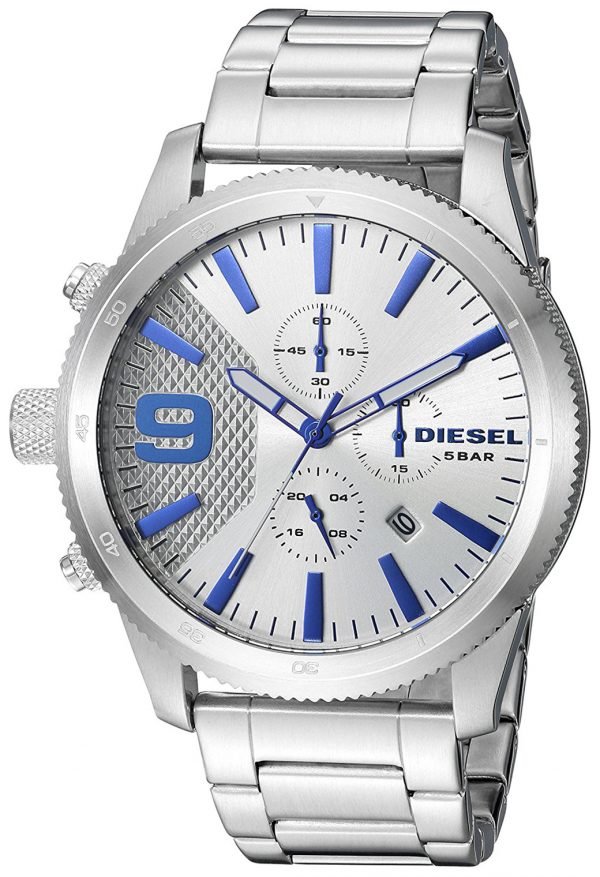 Diesel Chronograph Dz4452 Kello Hopea / Teräs