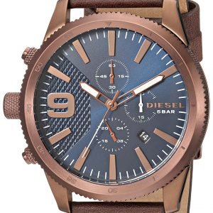 Diesel Chronograph Dz4455 Kello Sininen / Nahka