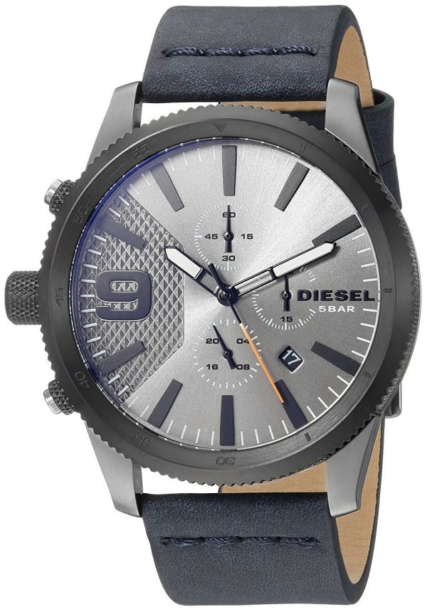 Diesel Chronograph Dz4456 Kello Hopea / Nahka