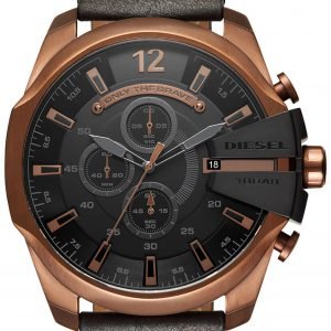 Diesel Chronograph Dz4459 Kello Musta / Nahka