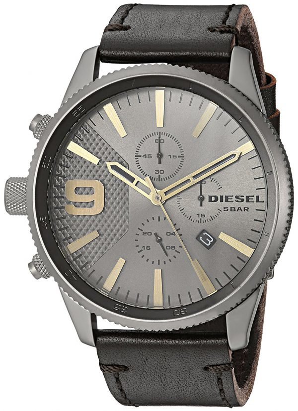 Diesel Chronograph Dz4467 Kello Harmaa / Nahka