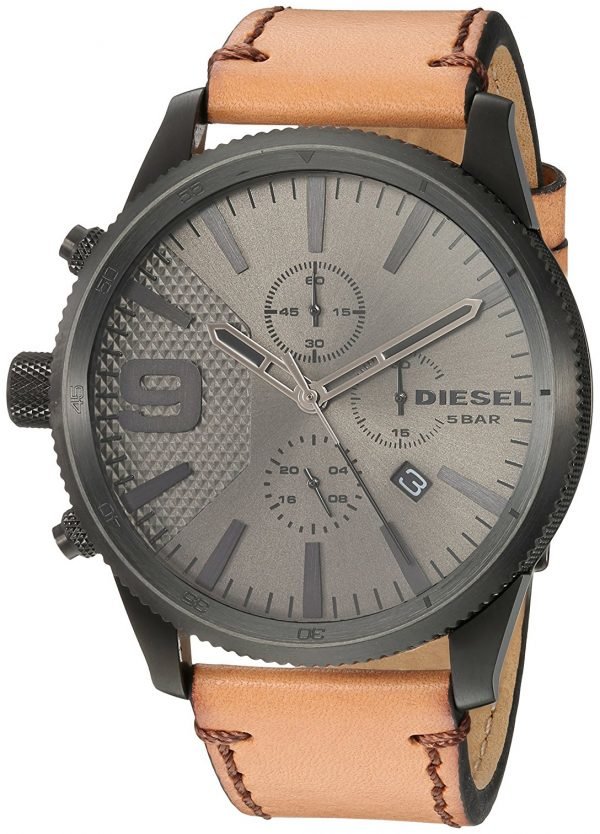 Diesel Chronograph Dz4468 Kello Harmaa / Nahka