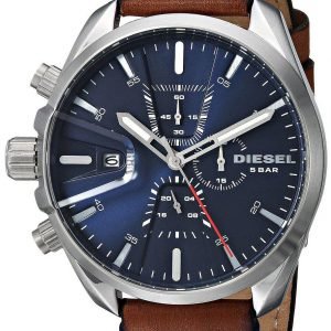 Diesel Chronograph Dz4470 Kello Sininen / Nahka