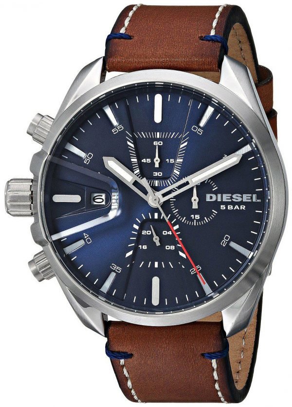 Diesel Chronograph Dz4470 Kello Sininen / Nahka