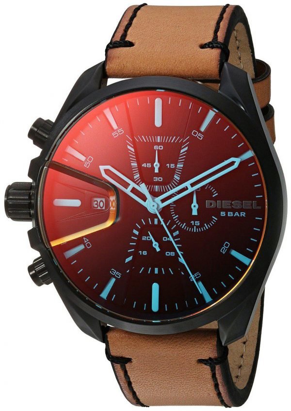 Diesel Chronograph Dz4471 Kello Musta / Nahka