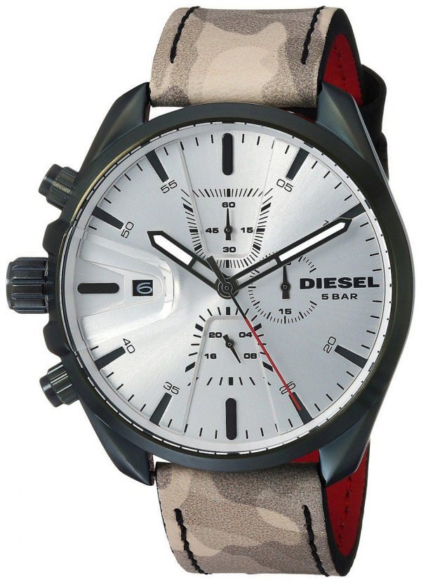 Diesel Chronograph Dz4472 Kello Hopea / Nahka