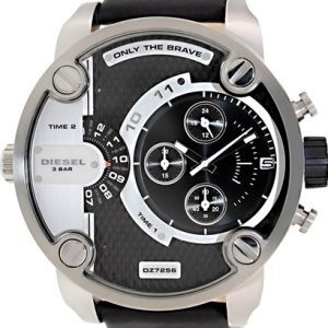 Diesel Chronograph Dz7256 Kello Musta / Nahka