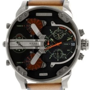 Diesel Chronograph Dz7332 Kello Musta / Nahka