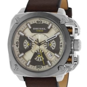 Diesel Chronograph Dz7343 Kello Beige / Nahka