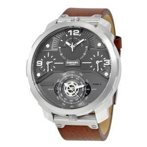 Diesel Chronograph Dz7360 Kello Harmaa / Nahka