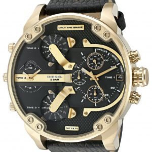 Diesel Chronograph Dz7371 Kello Musta / Nahka