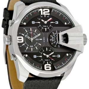 Diesel Chronograph Dz7376 Kello Musta / Nahka