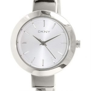 Dkny Bangle Ny2349 Kello Valkoinen / Teräs