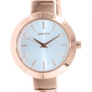 Dkny Bangle Ny2351 Kello Valkoinen / Punakultasävyinen