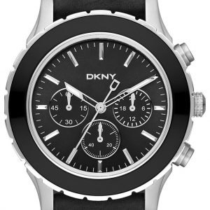 Dkny Brooklyn Ny1515 Kello Musta / Nahka