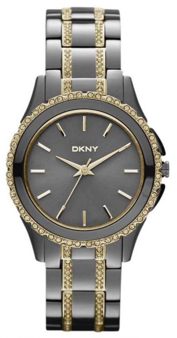 Dkny Brooklyn Ny8700 Kello Harmaa / Kullansävytetty Teräs