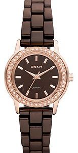 Dkny Ceramic Ny8531 Kello Ruskea / Keraaminen