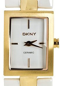 Dkny Ceramic Ny8548 Kello Valkoinen / Kullansävytetty Teräs