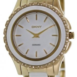 Dkny Ceramic Ny8829 Kello Valkoinen / Kullansävytetty Teräs