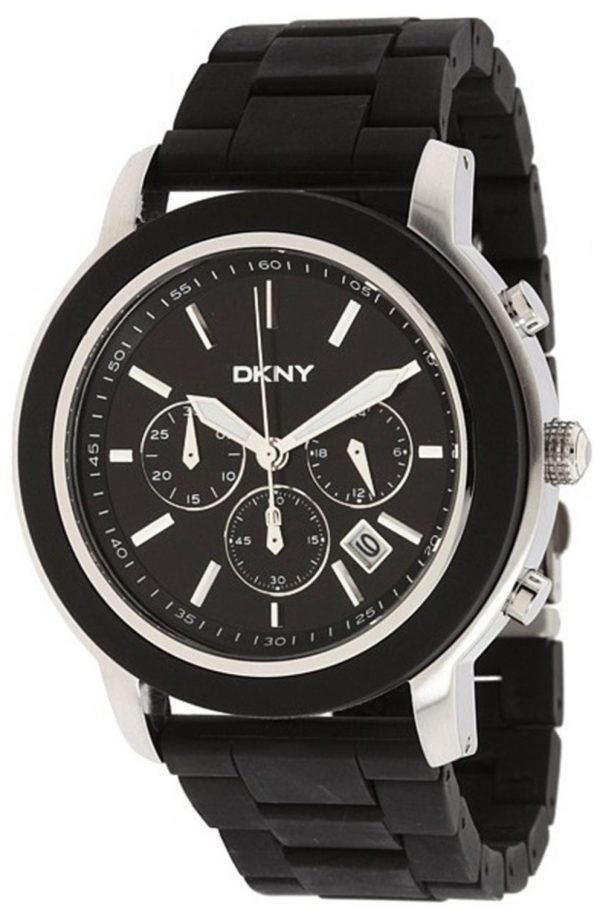 Dkny Chronograph Ny1493 Kello Musta / Muovi