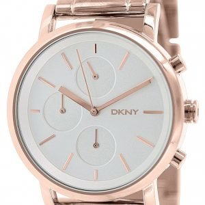 Dkny Chronograph Ny2275 Kello Hopea / Punakultasävyinen