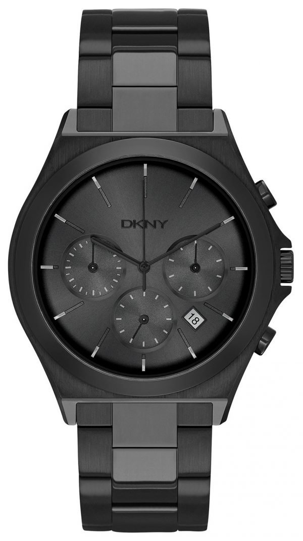 Dkny Chronograph Ny2380 Kello Musta / Teräs