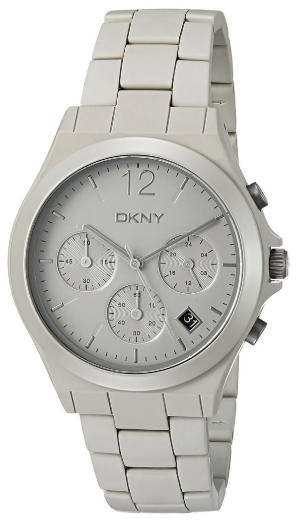 Dkny Chronograph Ny2443 Kello Harmaa / Keraaminen