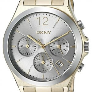 Dkny Chronograph Ny2452 Kello Hopea / Kullansävytetty Teräs