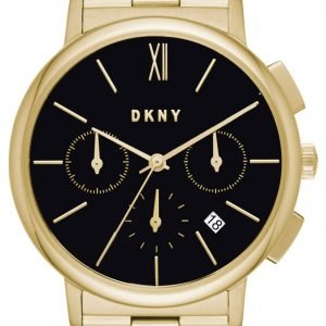 Dkny Chronograph Ny2540 Kello Musta / Kullansävytetty Teräs