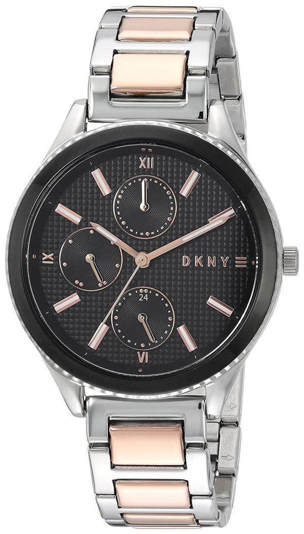 Dkny Chronograph Ny2659 Kello Musta / Punakultasävyinen