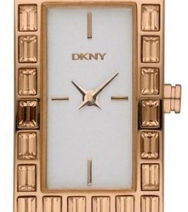 Dkny Crystal Ny8440 Kello Hopea / Punakultasävyinen