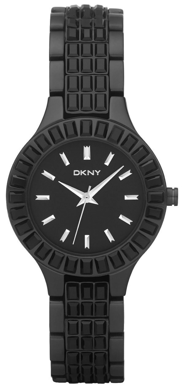 Dkny Glitz Ny8302 Kello Musta / Teräs