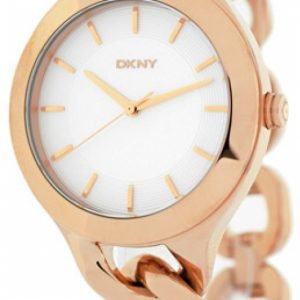 Dkny Ny2218 Kello Hopea / Punakultasävyinen