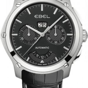 Ebel Classic Hexagon 1215932 Kello Musta / Nahka