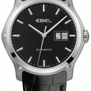 Ebel Classic Hexagon 1216008 Kello Musta / Nahka